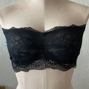 Black lace bra size medium brand is free people
